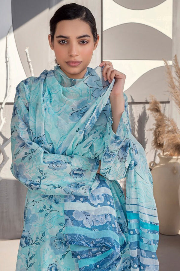 Alishba D/Print Lawn'25 D#5024 (Ferozi)