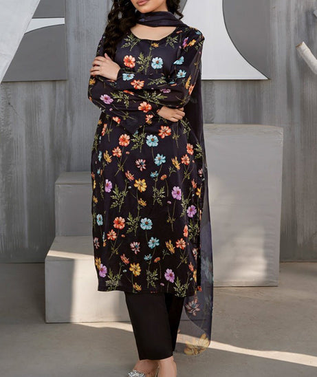 Alishba D/Print Lawn'25 D#5030 (Black)