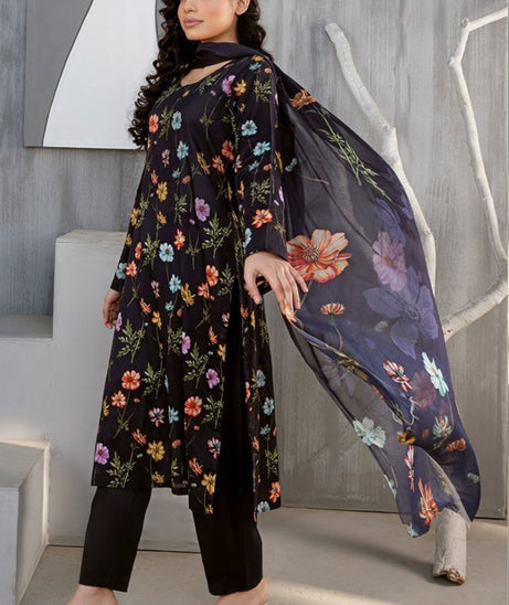 Alishba D/Print Lawn'25 D#5030 (Black)