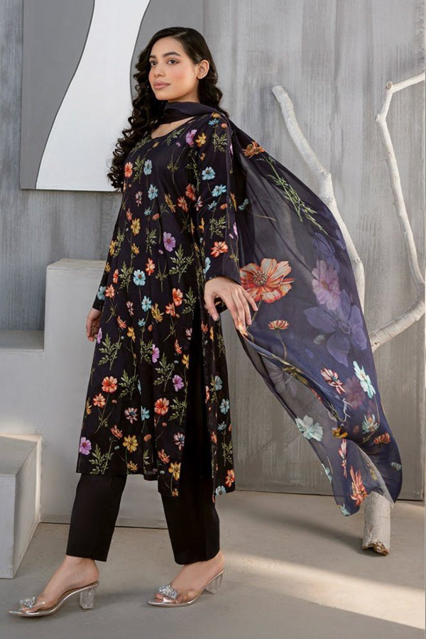 Alishba D/Print Lawn'25 D#5030 (Black)
