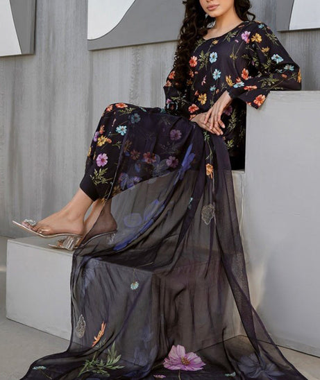 Alishba D/Print Lawn'25 D#5030 (Black)