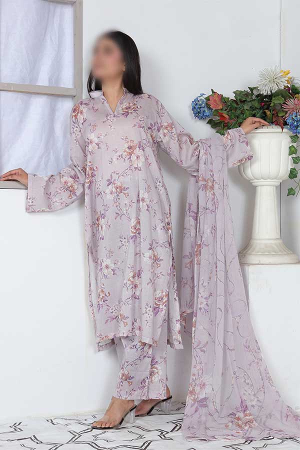 Alishba Digital Lawn`26 D#1901 (Lilac)