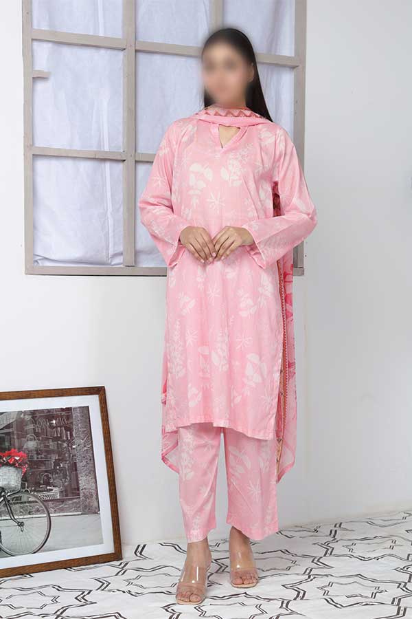 Alishba Digital Lawn`26 D#1921 (L Pink)