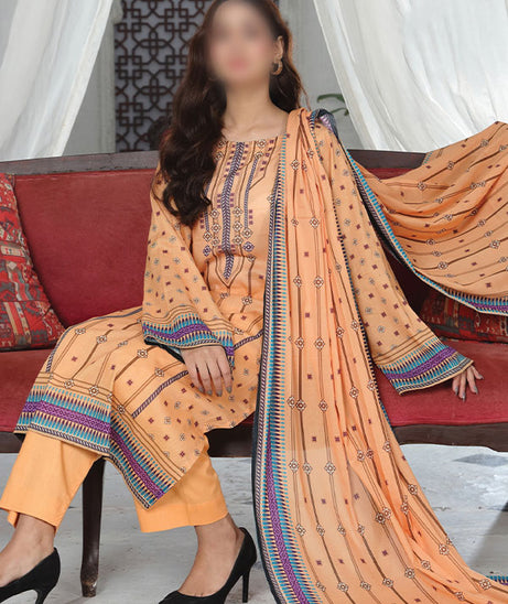 Alishba Digital Lawn`26 D#21175 (Peach)
