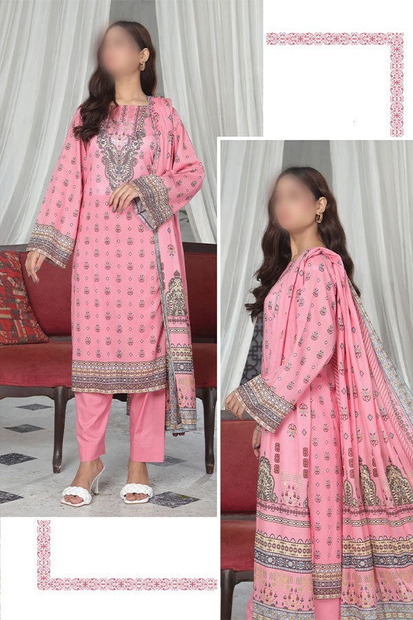 Alishba Digital Lawn`26 D#21182 (Pink)