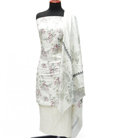 Alishba Digital Linen`25 D#1037 (Cream)