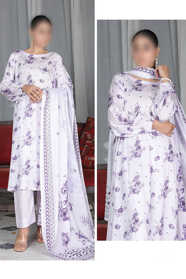 Alishba Haya Lawn`26 D#3755 (Lilac)