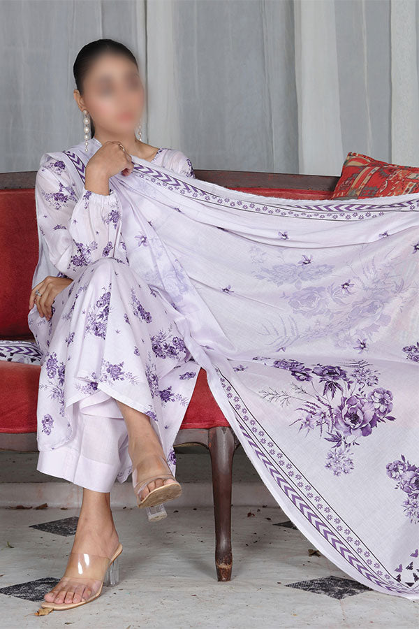 Alishba Haya Lawn`26 D#3755 (Lilac)