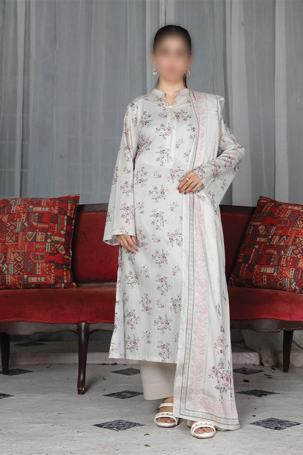 Alishba Haya Lawn`26 D#3757 (Fawn)