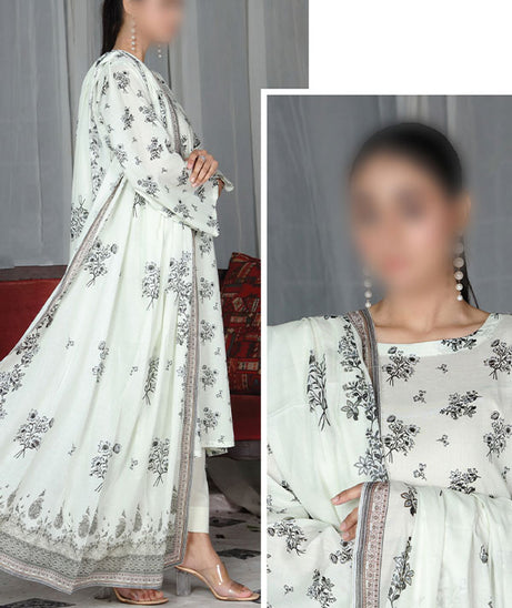 Alishba Haya Lawn`26 D#3758 (Off White)