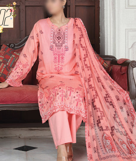 Alishba Haya Lawn`26 D#3774 Peach