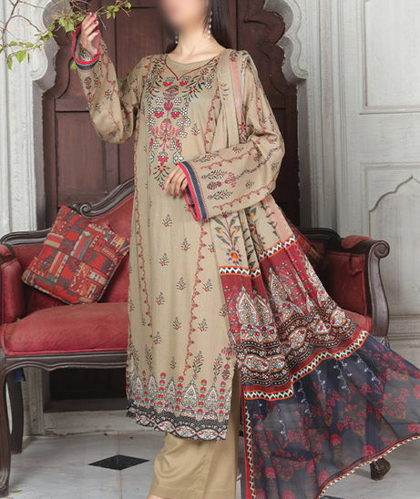 Alishba Haya Lawn`26 D#3775 L-Brown