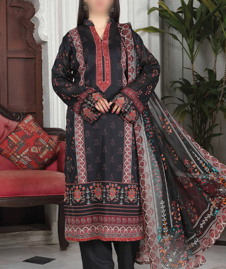 Alishba Haya Lawn`26 D#3776 Black