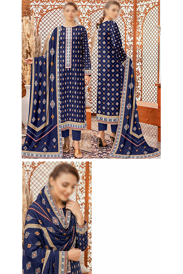 Alishba Haya Lawn`26 D#4192 (Nevy Blue)