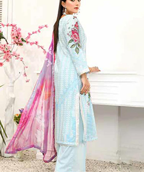 Alizeh Jan DP Lawn C/Dupatta'22 D#3 L Ferozi