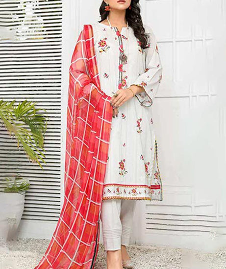 Alizeh Jan DP Lawn C/Dupatta'22 D#4 Grey