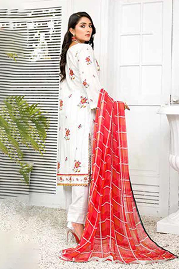 Alizeh Jan DP Lawn C/Dupatta'22 D#4 Grey