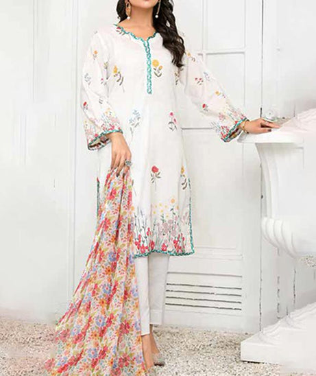Alizeh Jan DP Lawn C/Dupatta'22 D#6 Grey
