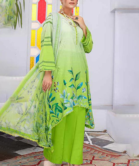 Alizeh Jan DP Lawn C/Dupatta'22 D#891 Green