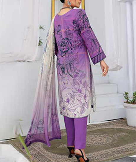 Alizeh Jan DP Lawn C/Dupatta'22 D#892 Purple