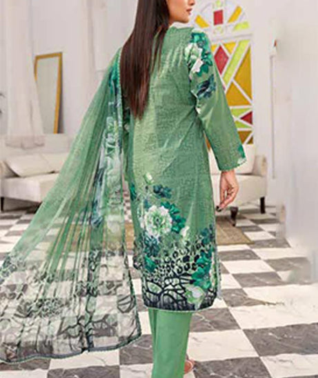 Alizeh Jan DP Lawn C/Dupatta'22 D#895 D Green