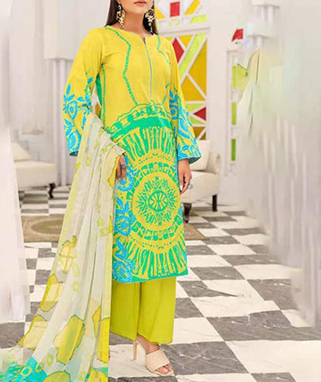 Alizeh Jan DP Lawn C/Dupatta'22 D#896 M Green