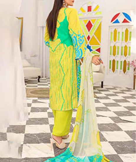 Alizeh Jan DP Lawn C/Dupatta'22 D#896 M Green