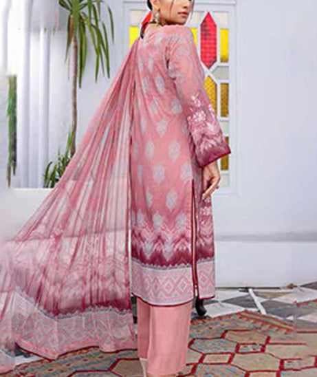 Alizeh Jan DP Lawn C/Dupatta'22 D#899 T Pink