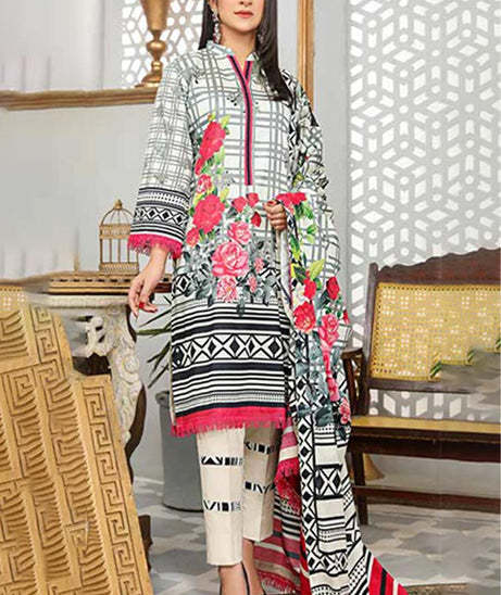 Alizeh Jan D/Print Lawn'22 D#22981 Fawn