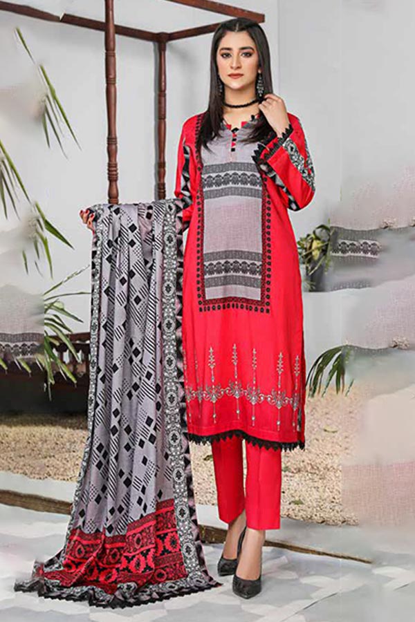 Alizeh Jan D/Print Lawn'22 D#22982 Pink
