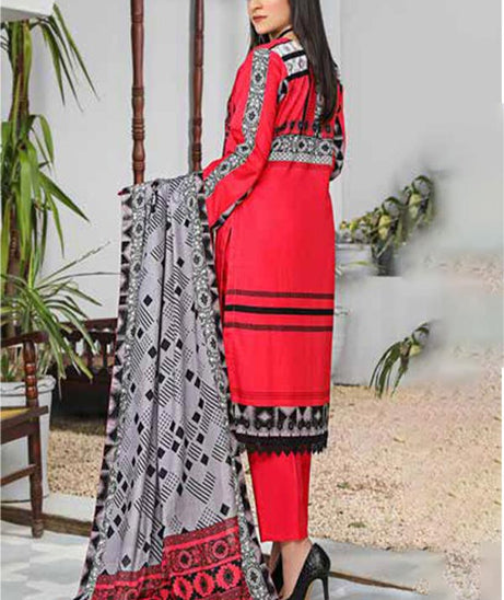 Alizeh Jan D/Print Lawn'22 D#22982 Pink