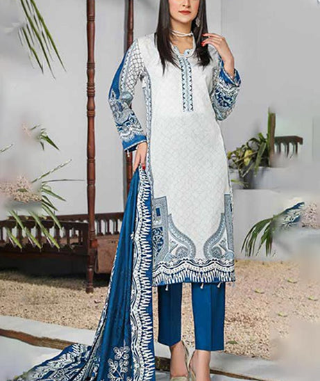 Alizeh Jan D/Print Lawn'22 D#22983 Blue