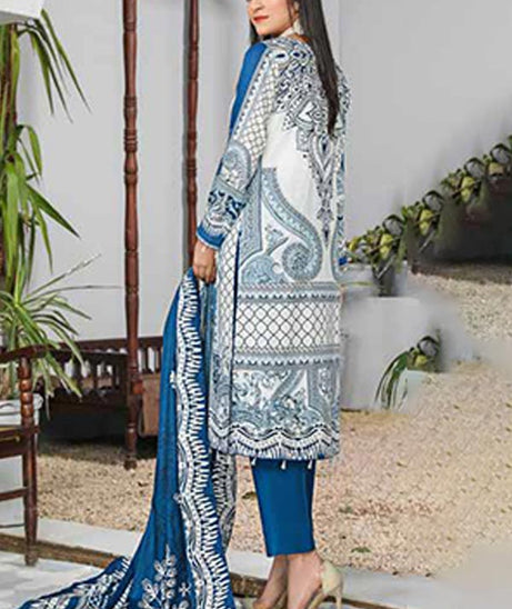 Alizeh Jan D/Print Lawn'22 D#22983 Blue