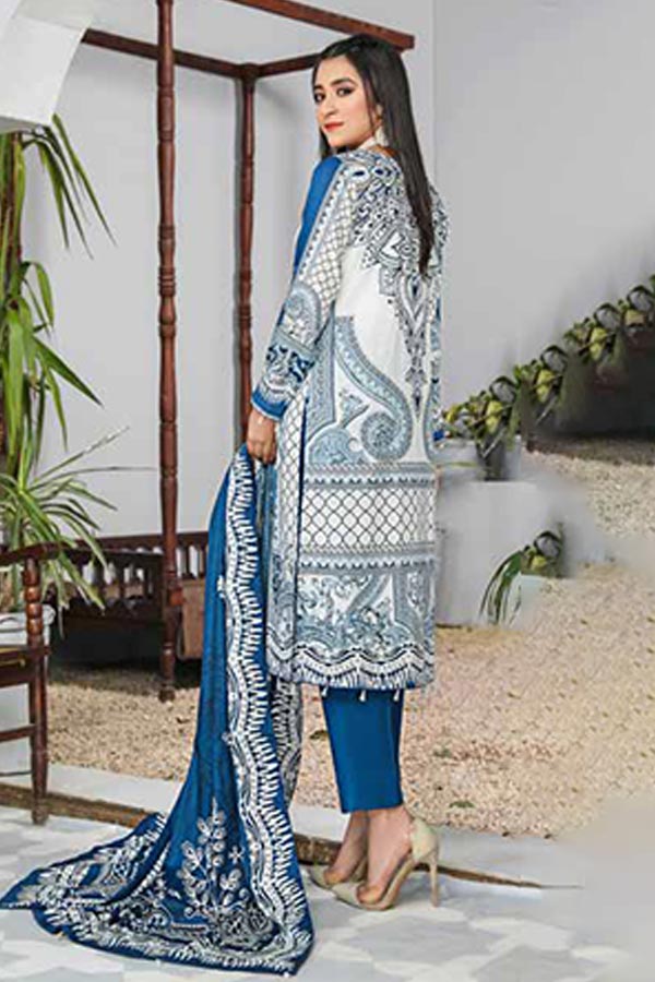Alizeh Jan D/Print Lawn'22 D#22983 Blue