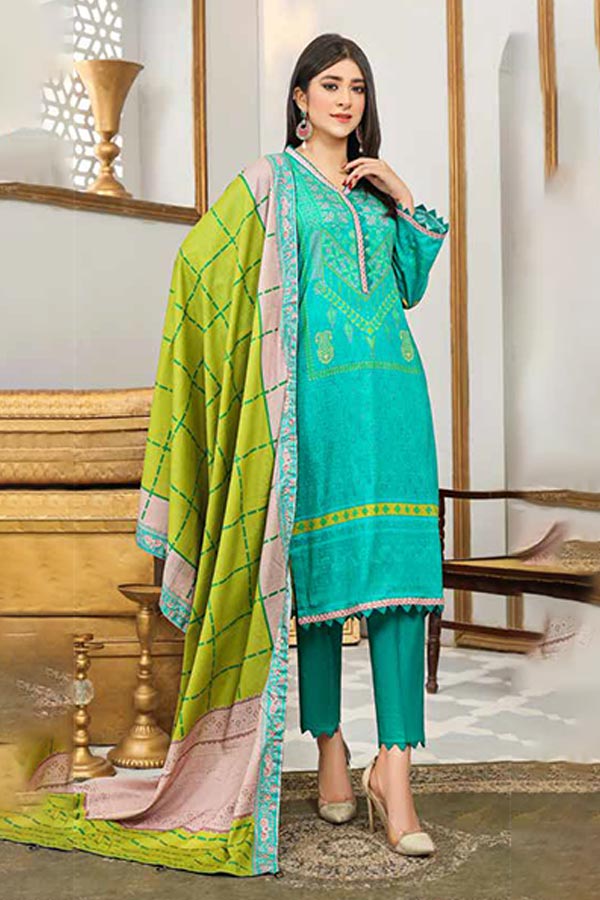 Alizeh Jan D/Print Lawn'22 D#22986 Green