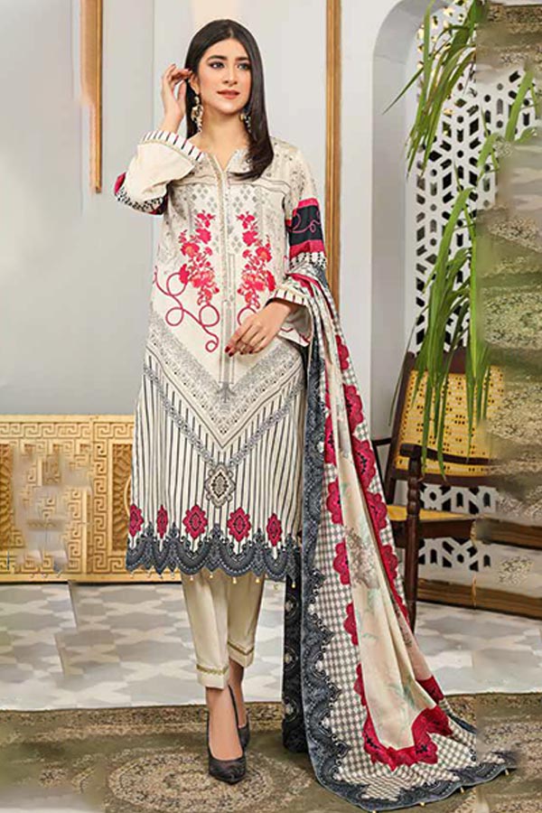 Alizeh Jan D/Print Lawn'22 D#22989 L Grey