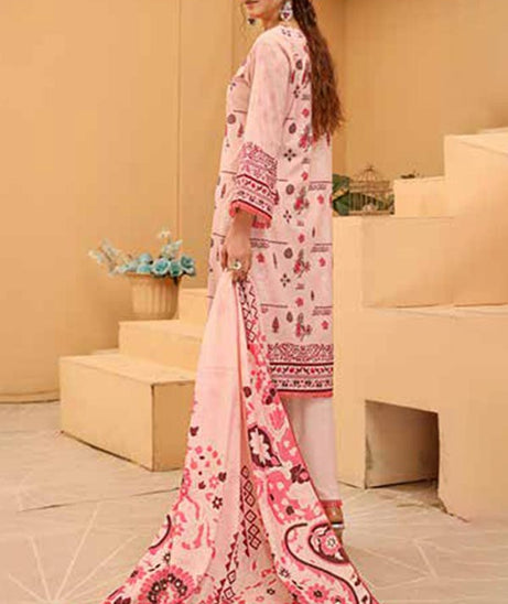 Alizeh Jan D/Print Lawn'22 D#23002 L Peach