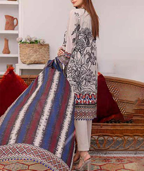 Alizeh Jan D/Print Lawn'22 D#7 Fawn