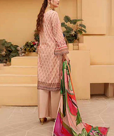 Alizeh Jan D/Print Lawn'22 D#965 L Peach