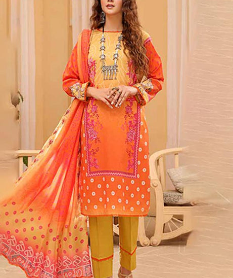 Alizeh Jan D/Print Lawn'22 D#967 Golden