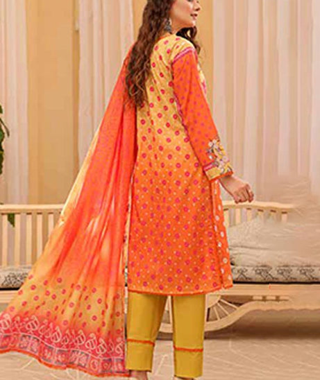 Alizeh Jan D/Print Lawn'22 D#967 Golden