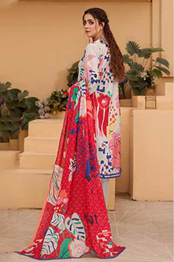 Alizeh Jan D/Print Lawn'22 D#968 L Grey