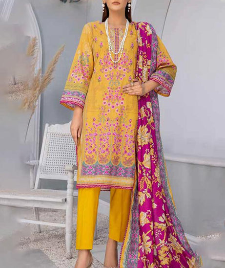 Alizeh Jan Luxury  D/Lawn`23 D#373 (GOLDEN)