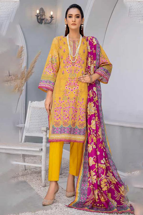 Alizeh Jan Luxury  D/Lawn`23 D#373 (GOLDEN)