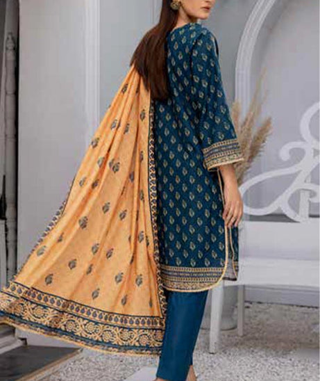 Alizeh Jan Luxury  D/Lawn`23 D#382 (N BLUE)