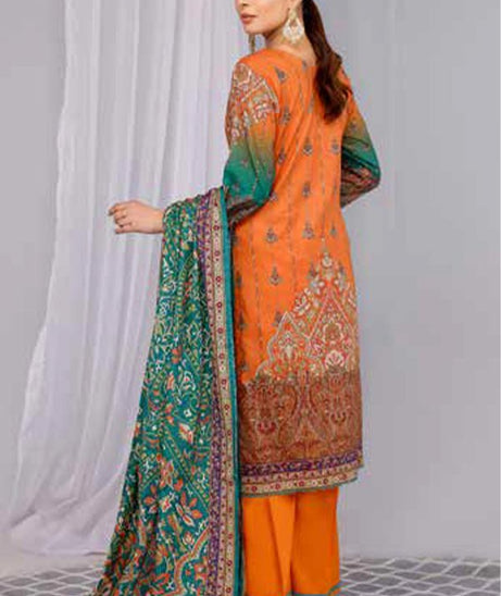 Alizeh Jan Premium D/Lawn`23 D#101 (ORANGE)