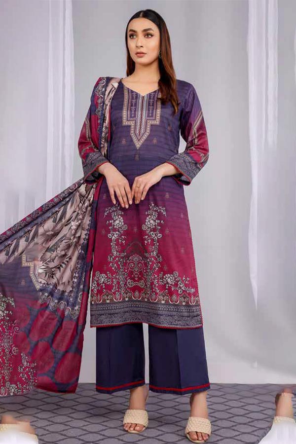 Alizeh Jan Premium D/Lawn`23 D#102 (N BLUE)