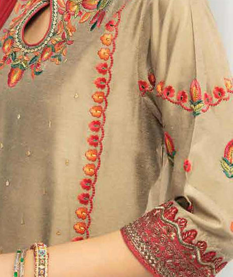 Alkaram Studio Meraki'22 ED#08 (BEIGE GOLD)