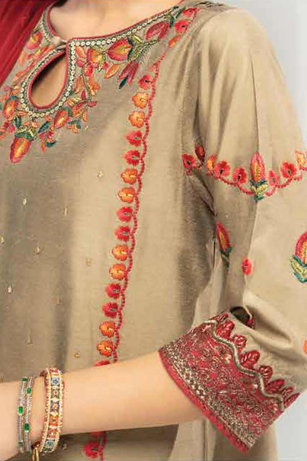 Alkaram Studio Meraki'22 ED#08 (BEIGE GOLD)