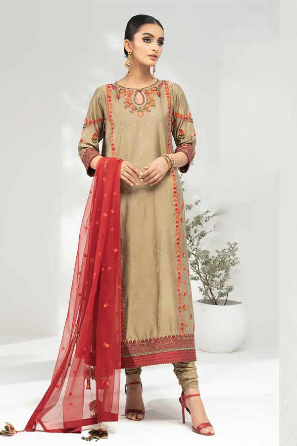 Alkaram Studio Meraki'22 ED#08 (BEIGE GOLD)